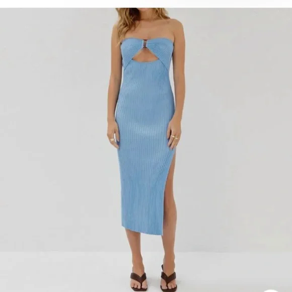 Sovere | Dresses | Sovere Knit Dress In Sky | Poshmark Sovere | Dresses | Sovere Knit Dress In Sky | Poshmark